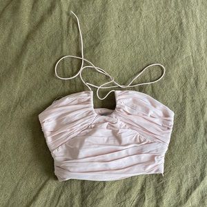 Zara Pink Cropped Top